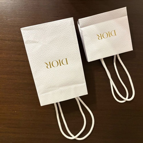 Dior paper bags like new, set of 2 pieces