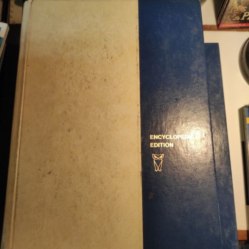 The New Grolier Webster International Dictionary two-volume used, English