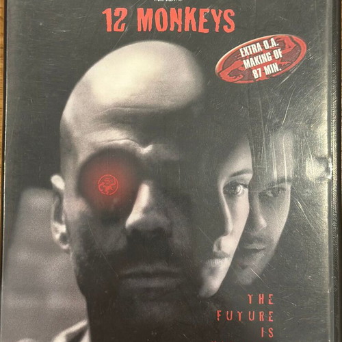 12 Monkeys DVD like new, no Greek subtitles