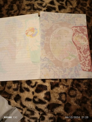 Correspondence used with folder and set sheet