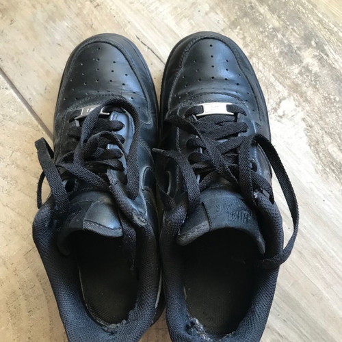Nike Air Force used black shoes size 38.5