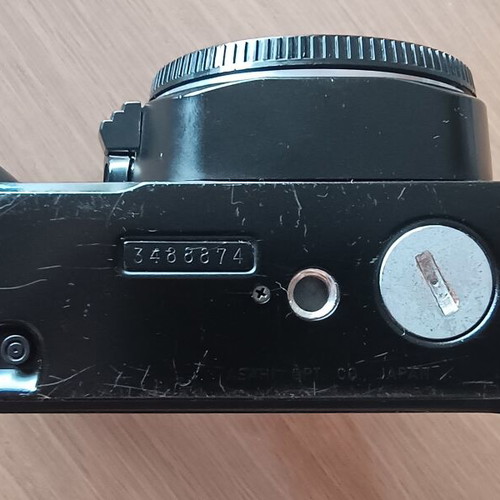 Pentax P30 analog camera with Pentax K mount