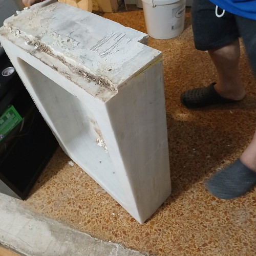 Marble kitchen sink, 60x47x19 cm