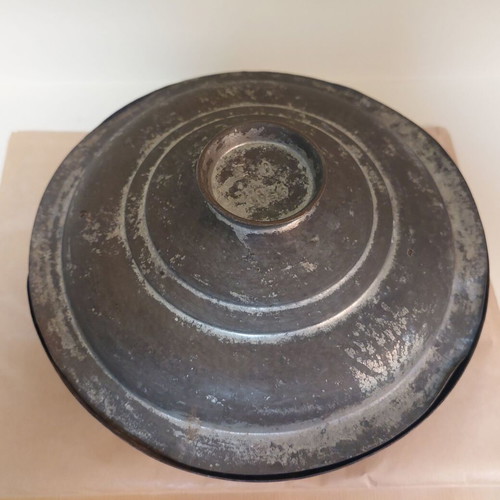 ANTIQUE COPPER POT ENGRAVED WITH THE YEAR 1956 COLLECTIBLE!