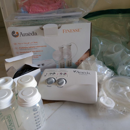 Ameda Finesse Double Electric Breast Pump used