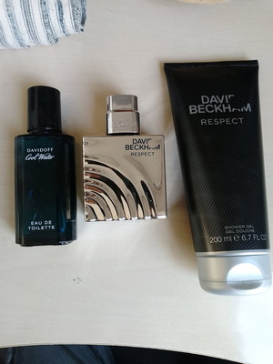 Davidoff and David Beckham cologne and cream like new
