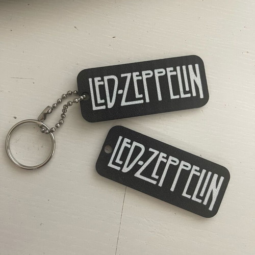 Led Zeppelin keychain new with string