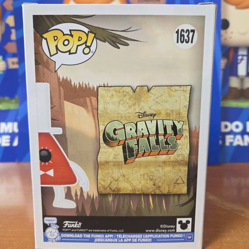 Funko Pop Disney Gravity Falls Bill Cipher new figure glows in the dark