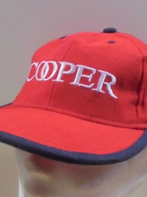 Текстилна шапка Cooper цигари рекламна Cooper Racing Club нова