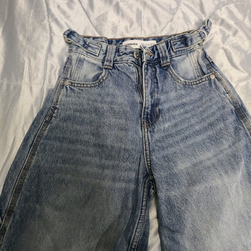 Bershka Carpender baggy wide leg pants size 32 like new, blue
