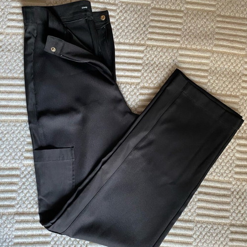 Cargo fabric pants Sinsay like new, black/blue, size M