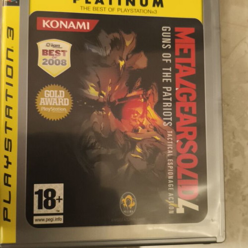 Metal Gear Solid 4 PS3 game