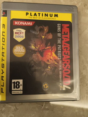 Metal Gear Solid 4 PS3 game