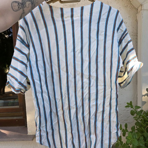 Tiger of Sweden striped blouse like new, size M, viscose blend
