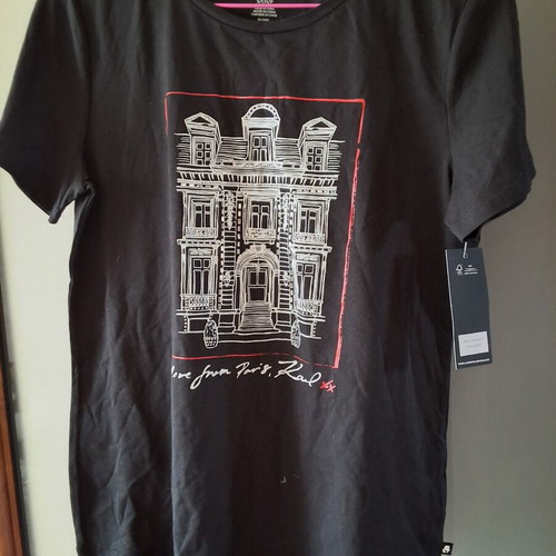 Karl Lagerfeld T-shirt new, black, 95% cotton 5% elastane