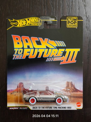 Hot Wheels Back to the Future Time Machine 1955 new
