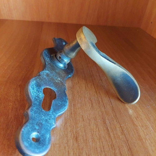 Retro door handle used, antique