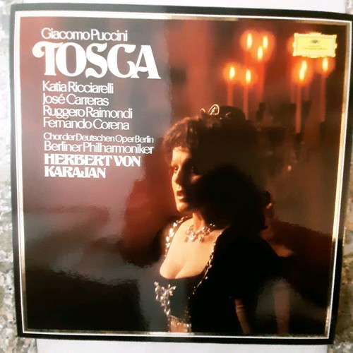 TOSCA Puccini with Karajan 1980 new boxset 2 vinyl 33 rpm