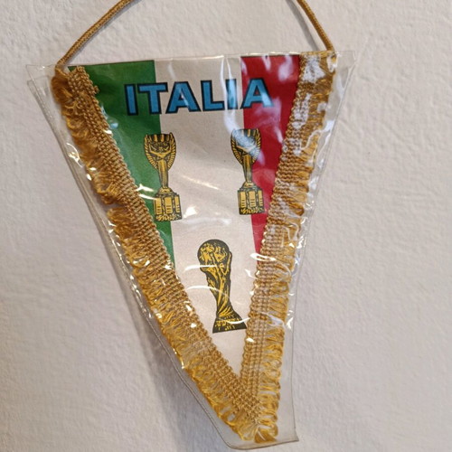 Small Football Pennant Italy National Team used