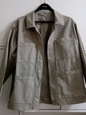 Denim Jacket women's beige color like new