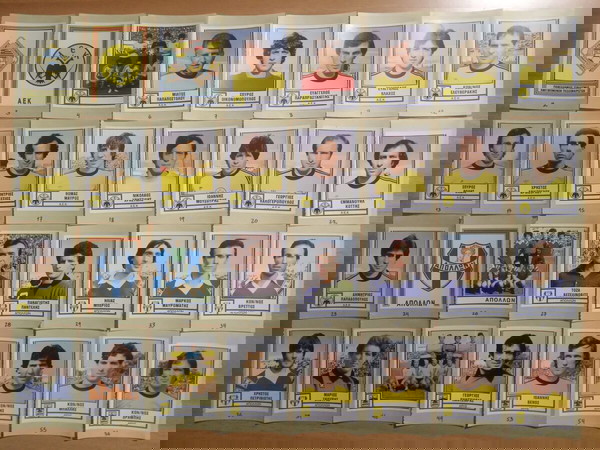 Panini Podosfairo Ποδόσφαιρο 1980 1981 - μεμονωμένα αυτοκόλλητα - διαθέσιμα νούμερα στην περιγραφή