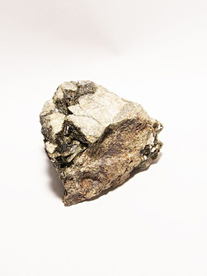 Epidote new with its host rock, size 6 cm