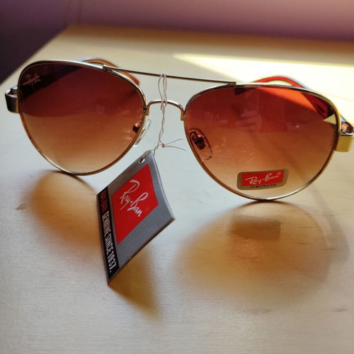 Ray Ban sunglasses new, gold and brown