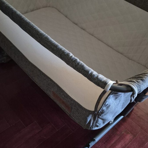 Kiddo By My Side Co-Sleeping Crib like new, grey