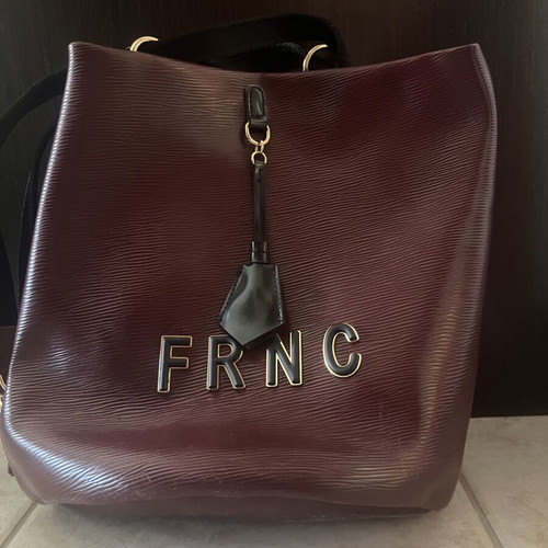 FRNC shoulder bag large, burgundy, like new with multifunctional strap