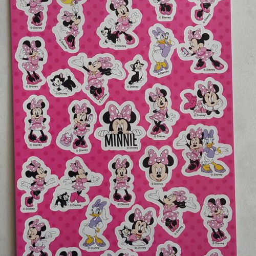 Minnie stickers new, set of 200 pieces