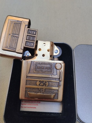 Αναπτήρας Zippo 254BBS B172 Slot Machine ορείχαλκος σαν καινούργιος με κουτί