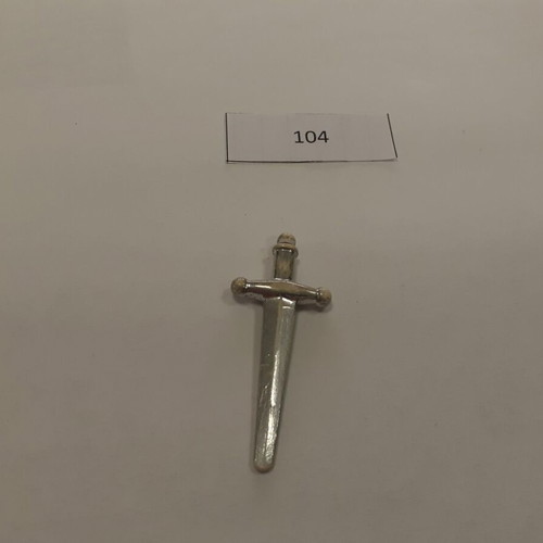Playmobil Nuremberg sword 104, nickel wear