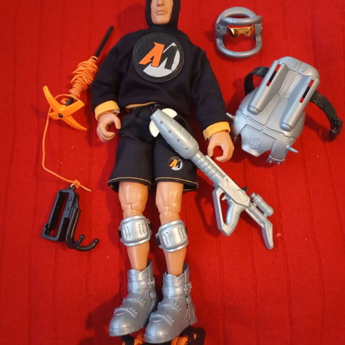 Action Man Roller Extreme action figure used, Hasbro 1990