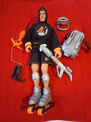 Action Man Roller Extreme action figure used, Hasbro 1990