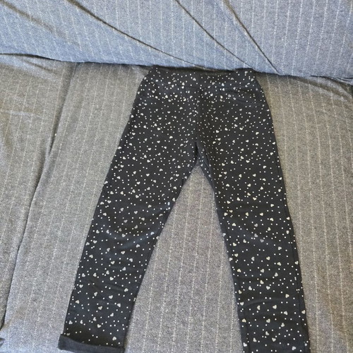 Girls' blouse and pants set, 4-6 years, black and pink