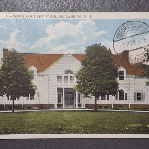 1928 LZ 127 Graf Zeppelin First Return Flight Cover postcard used