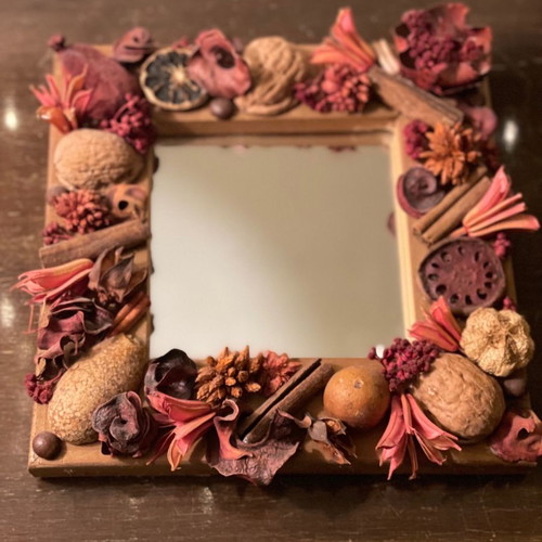 Handmade mirror 19x19 new