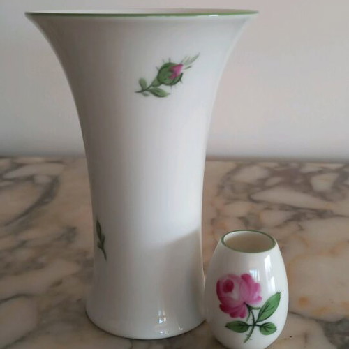 Augarten Wien Austria porcelain jars like new, set of 2