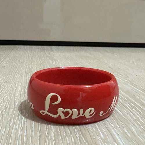 Moschino bracelet red like new