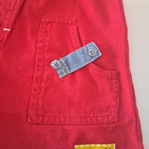 Marasil boys' shorts red like new, size 92 cm, 24-36 months