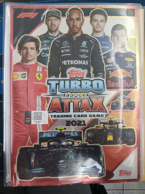 Topps Turbo Attax trading card game 2021 σαν καινούργιο, 120 συλλεκτικές κάρτες χωρίς άλμπουμ