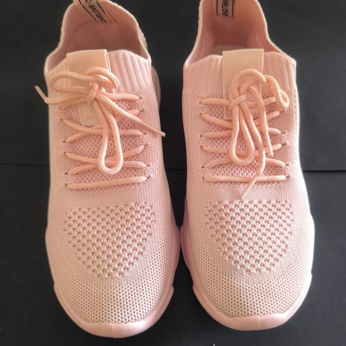 Pink sock-style sneakers size 39