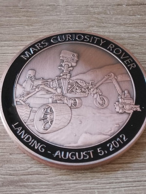NASA commemorative coin Mars landing 2012 like new
