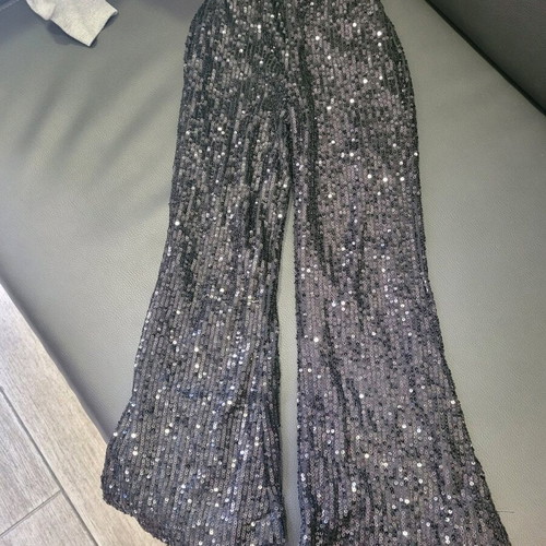 Alice pants for girls 4-5 years like new, black and silver