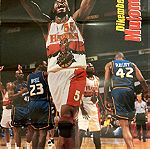  ΑΦΙΣΑ NBA DIKEMBE MUTOMBO - ATLANTA HAWKS 1996