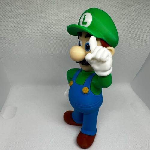 Luigi figure like new, 3D printed, 15cm