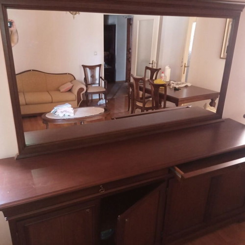 Wooden buffet with mirror like new