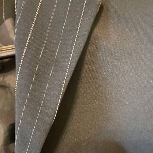 Rossodisera jacket black with thin stripe on sleeves medium
