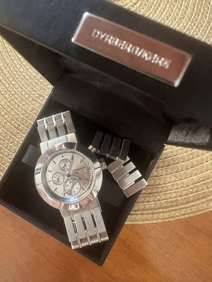 Dyrberg/Kern DK men's watch new, stainless steel, day date 24h