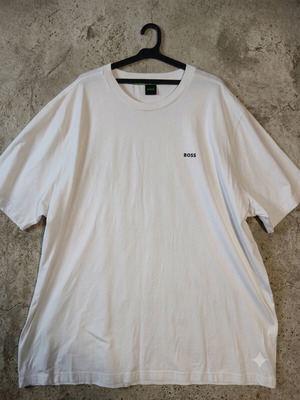 BOSS Hugo Boss men's T-shirt 6XL like new, stretch cotton, white